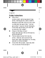 Preview for 6 page of Eschenbach 16603801 Safety Instructions