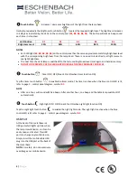 Предварительный просмотр 5 страницы Eschenbach BP-2268 User Manual