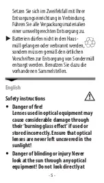 Preview for 5 page of Eschenbach easyPOCKET XL User Manual