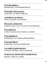 Preview for 1 page of Eschenbach Magno 8x22 Instruction And Service Manual