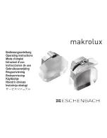 Eschenbach Makrolux Operating Manual preview