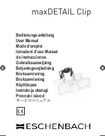 Eschenbach MaxDetail Clip User Manual предпросмотр