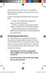 Preview for 23 page of Eschenbach maxTV Clip User Manual