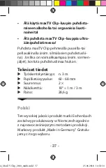 Preview for 37 page of Eschenbach maxTV Clip User Manual