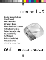 Eschenbach Menas Lux User Manual preview