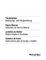 Eschenbach OPERA GLASSES Instruction And Service Manual preview