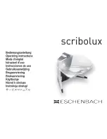 Eschenbach Scribolux Operating Manual preview