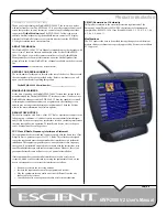 Предварительный просмотр 4 страницы Escient EWP-2000 V2 User Manual