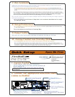 Предварительный просмотр 1 страницы Escient FireBall E-120 Quick Setup Manual