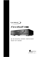 Escient FireBall SE-80 Startup Manual preview