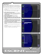 Preview for 14 page of Escient Web User Interface User Manual