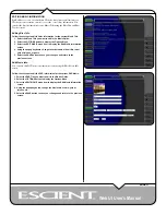 Preview for 17 page of Escient Web User Interface User Manual