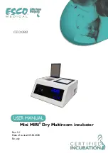 Esco Medical Mini MIRI Dry Multiroom User Manual предпросмотр