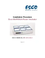 Предварительный просмотр 1 страницы Esco Medical Miri MRI-6A10/XQ-1 Installation Procedures Manual