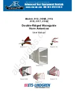 Предварительный просмотр 1 страницы ESCO Technologies ETS Lindgren 3106B User Manual