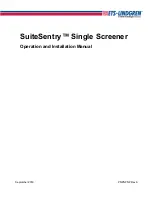 Preview for 1 page of ESCO Technologies ETS-LINDGREN SuiteSentry Operation And Installation Manual