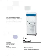 ESCO Technologies Powdermax PW1 Series User Manual предпросмотр