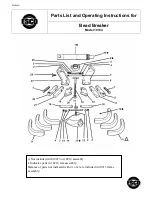 Предварительный просмотр 1 страницы Esco 10104 Parts List And Operating Instructions