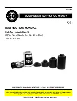 Предварительный просмотр 1 страницы Esco 10316 Instruction Manual