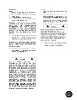 Preview for 3 page of Esco 10439 Operating Instructions & Parts Manual