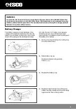 Предварительный просмотр 3 страницы Esco 10961 Operating Instructions