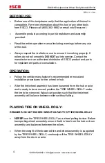 Preview for 4 page of Esco 70134 Instruction Manual