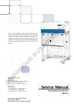 Preview for 1 page of Esco Airstream PCR-3A Service Manual