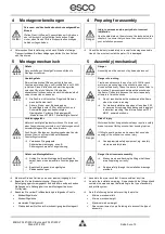 Предварительный просмотр 5 страницы Esco EuroLam FA121 Mounting And Operating Instruction