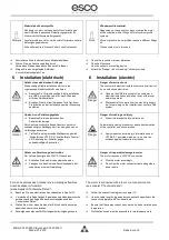 Preview for 6 page of Esco EuroLam FA121 Mounting And Operating Instruction