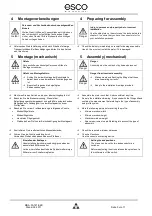 Предварительный просмотр 5 страницы Esco FA121 EKS / 36 Mounting And Operating Instruction