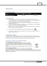 Предварительный просмотр 7 страницы Esco Isotherm IFC-110-8 User Manual