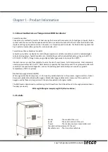 Предварительный просмотр 11 страницы Esco Isotherm IFC-110-8 User Manual