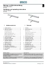 Preview for 1 page of Esco KM20II Installation And Operating Instructions Manual