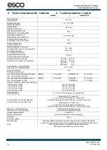 Предварительный просмотр 4 страницы Esco KM40II Mounting And Operating Instruction