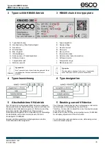 Preview for 5 page of Esco KM40II Mounting And Operating Instruction