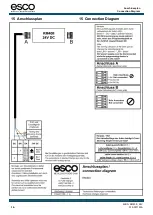 Предварительный просмотр 14 страницы Esco KM40II Mounting And Operating Instruction