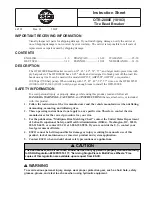 Предварительный просмотр 3 страницы Esco OTR-2000E Instruction Sheet