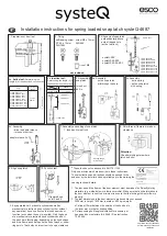 Preview for 2 page of Esco systeQ-4687 Installation Instructions