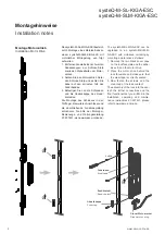 Предварительный просмотр 6 страницы Esco systeQ-M-SL-KIGA-ESC Installation, Operation And Maintenance Instructions