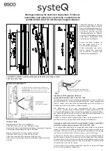 Предварительный просмотр 1 страницы Esco systeQ Series Installation Instructions