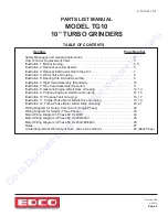 Preview for 4 page of Esco TG10 Series Part List Manual