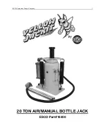 Esco Yellow Jackit 10450 Instruction Manual preview