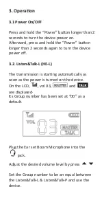 Предварительный просмотр 6 страницы Escolta BRAVO HE Series User Manual