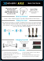 Предварительный просмотр 1 страницы Escooter Hover-1 Axle Quick Start Manual