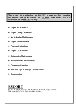 Предварительный просмотр 108 страницы Escort 3136A Operation Manual