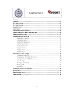 Preview for 2 page of Escort iLog User Manual