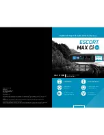 Preview for 1 page of Escort MAX Ci 360 Installation Manual