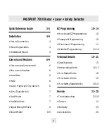 Escort Passport 7500 Quick Reference Manual preview