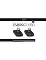 Escort Passport 8500 Owner'S Manual preview