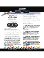 Escort PASSPORT 9500ci Quick Reference preview